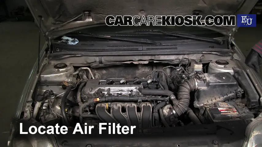 2004 Toyota Corolla Colour 1.6L 4 Cyl. Air Filter (Engine)